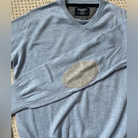 Boys cotton/cashmere sweater from the luxury European brand Hackett. Sz 11/12 - Picture 5 of 9